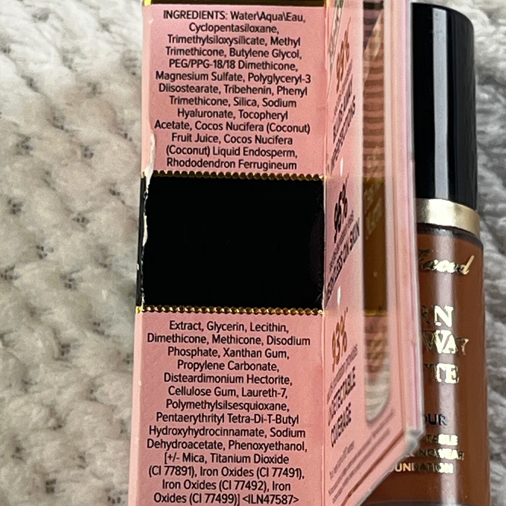 Too Faced Born This Way Matte 24 Hour Foundation Chai 0.17 oz Deluxe Travel Size - Picture 2 of 4